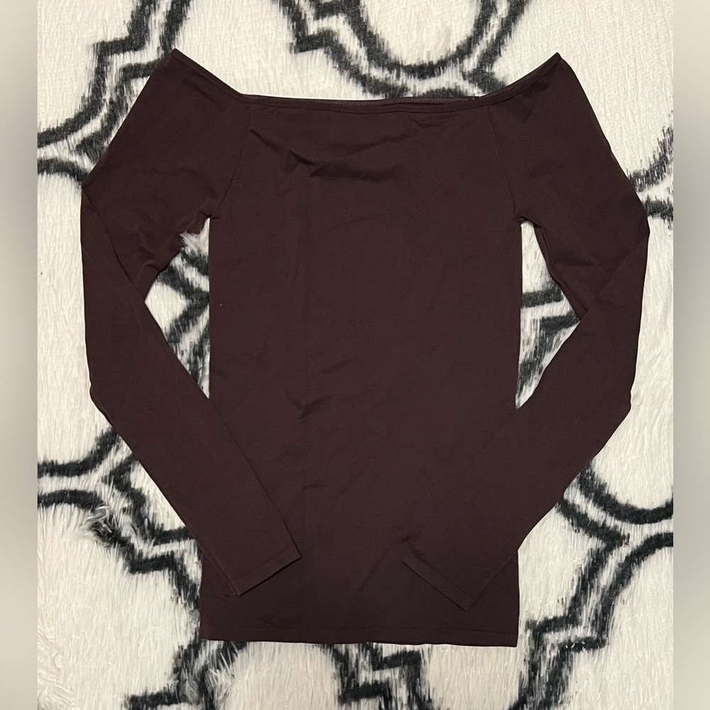NWOT Free People Off the Shoulder Long Sleeve